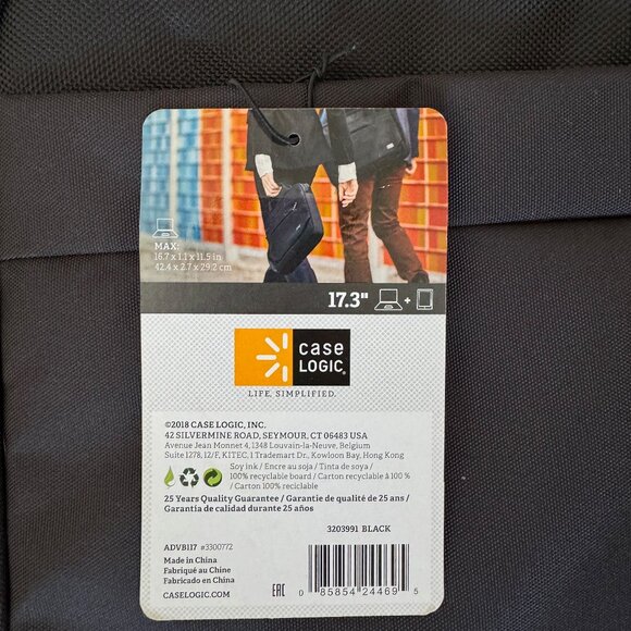 Case Logic 17.3" Laptop Briefcase - Picture 3 of 5